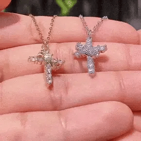 Cross & Crown Necklace