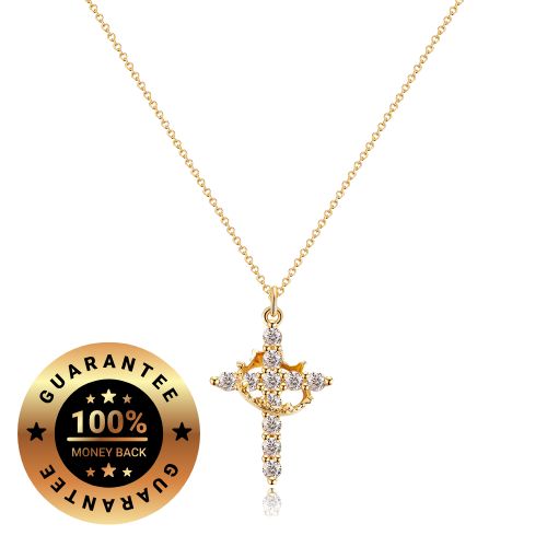 Cross & Crown Necklace