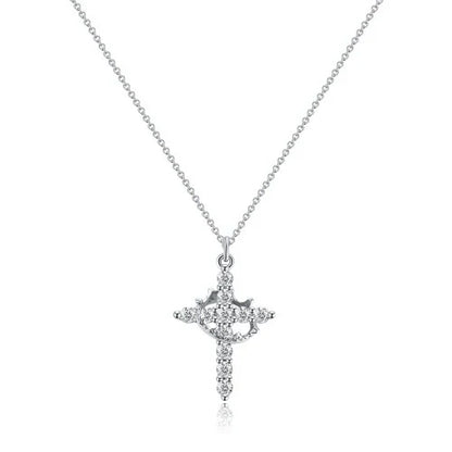 Cross & Crown Necklace