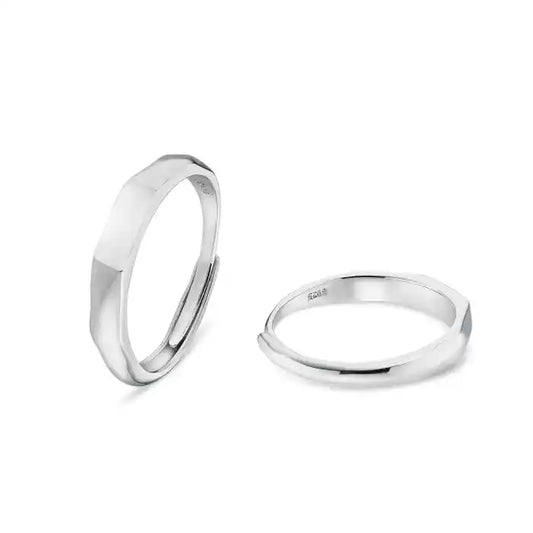 Light Sculpted “I Love You” Ring Set