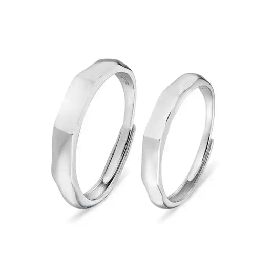 Light Sculpted “I Love You” Ring Set